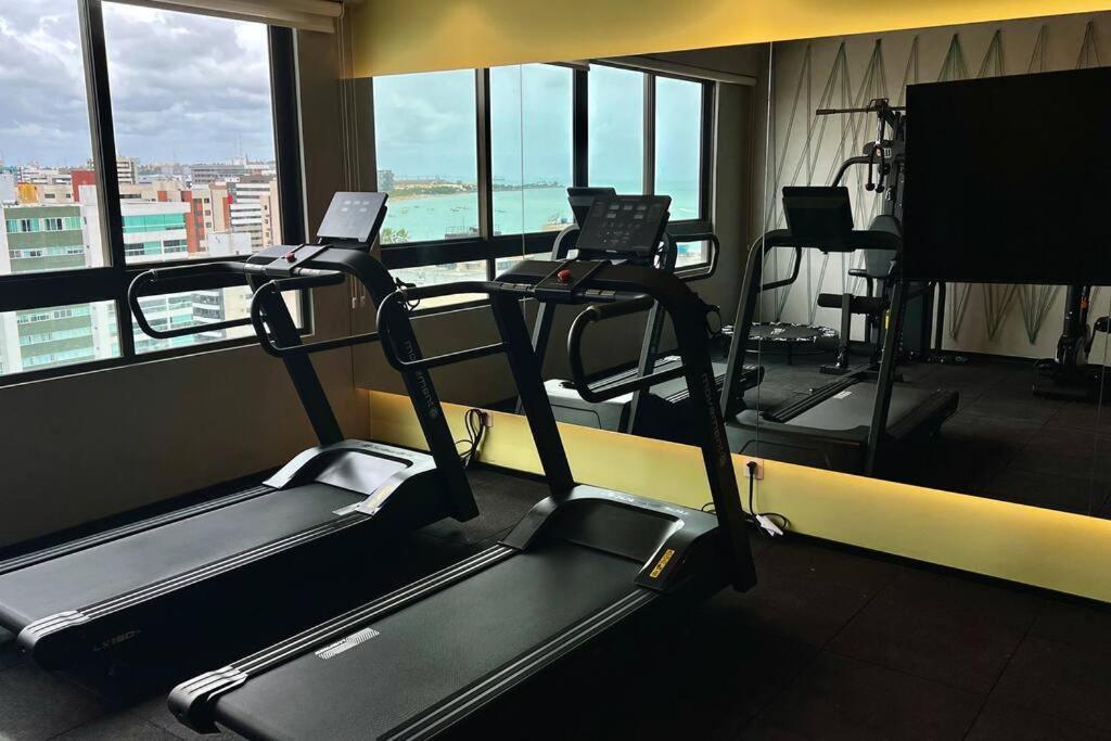 Smart Stay 1103 Na Praia De Ponta Verde - Piscina - Academia - Ar Na Sala - Coworking - A 200M Da Praia Maceió Exterior foto